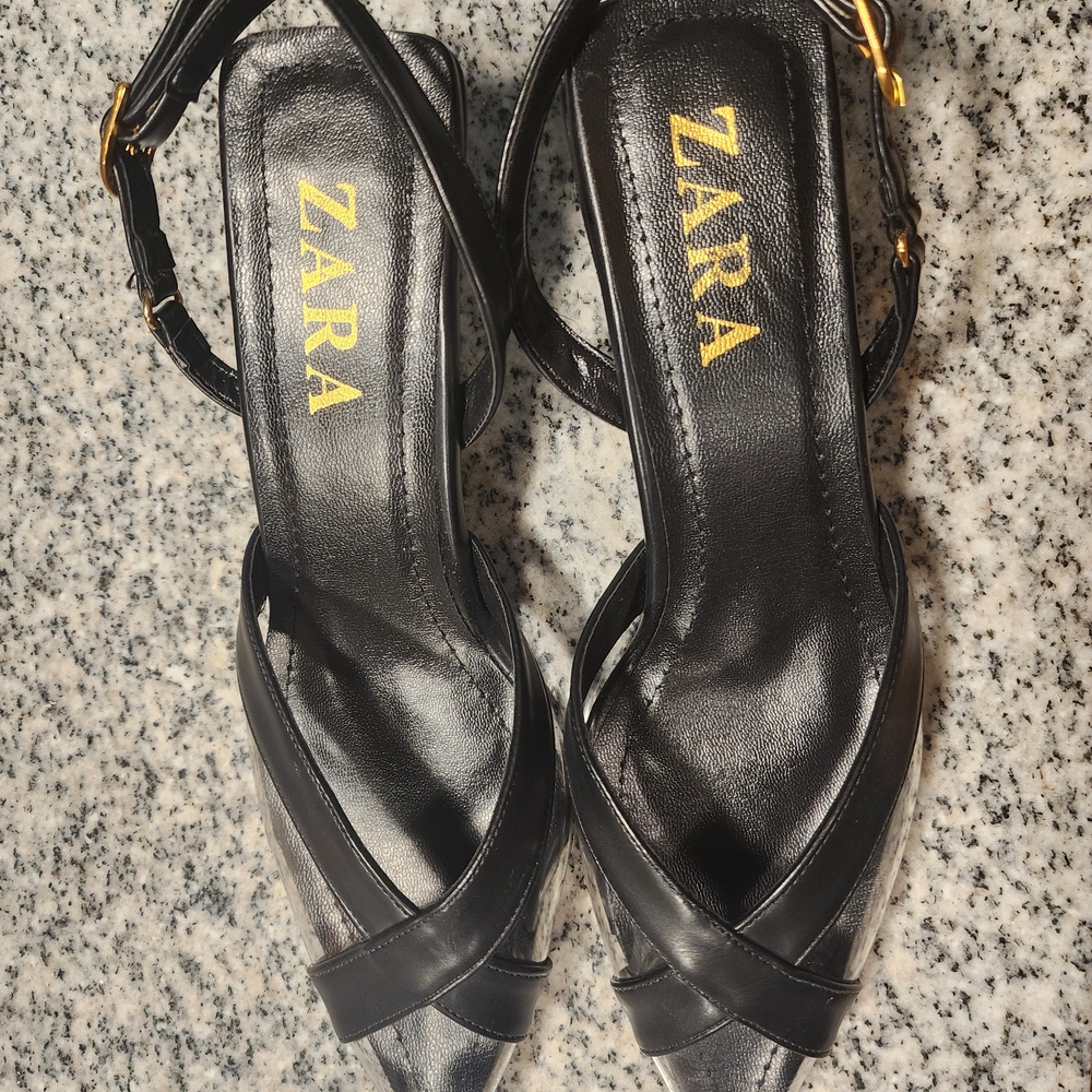 Zara Black Women's Sandals